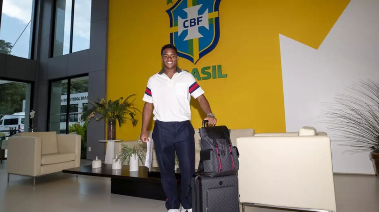 Endrick entra para a lista de mais jovens a serem convocados para a seleção brasileira