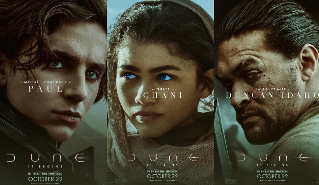 ‘Duna’: Filme ganha novos cartazes e data de estreia