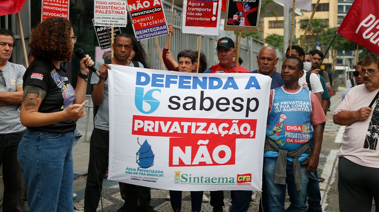Greve em São Paulo é por privatização e não por salários