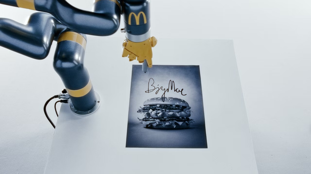 Assinatura oficial do Big Mac utiliza IA para compilar assinaturas de 256 mil participantes