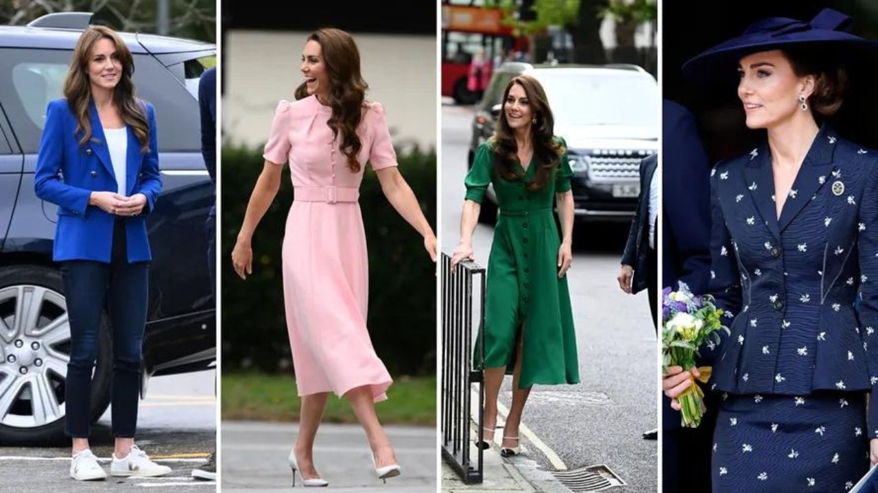 Kate Middleton inspira com estilo único e looks casuais em 2023