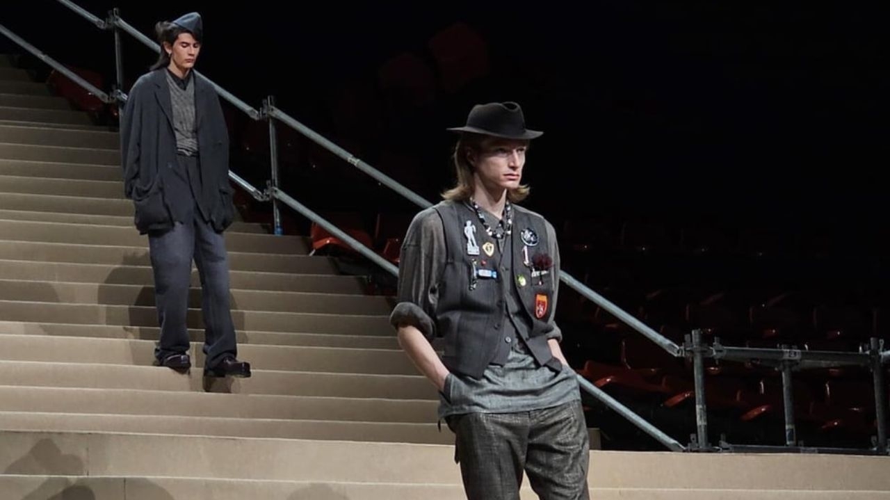 Em desfile marcante, Luca Magliano mescla elegância e diversidade