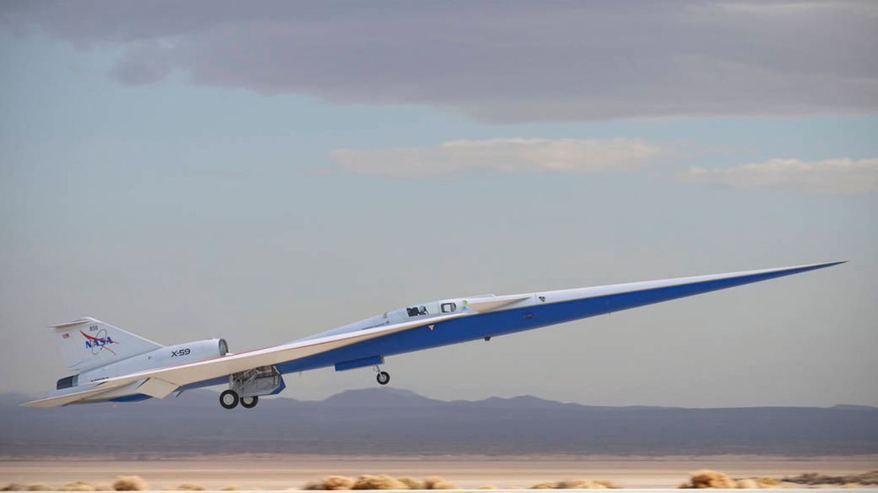 Avião supersônico da NASA fará primeiro voo de teste nesta sexta-feira