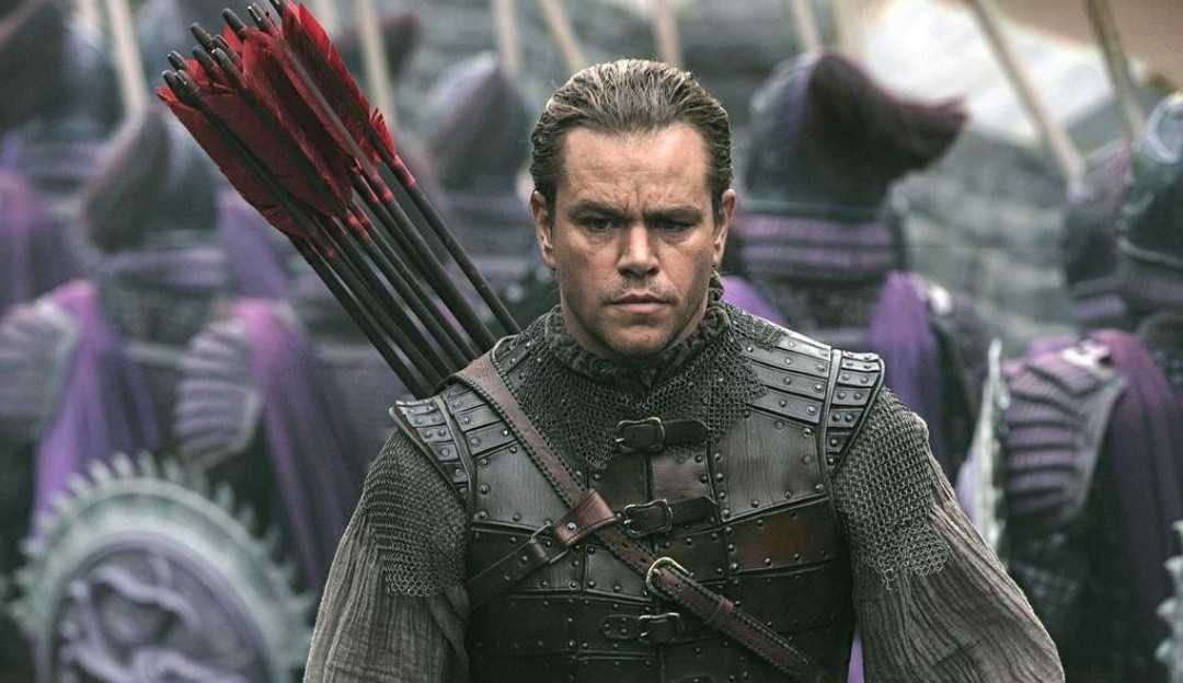 Matt Damon revela que sabia que A Grande Muralha era desastroso