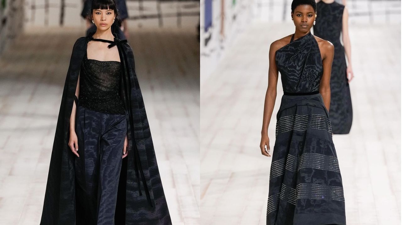 Coleção primavera verão da Dior combina transparência e tecidos luxuosos