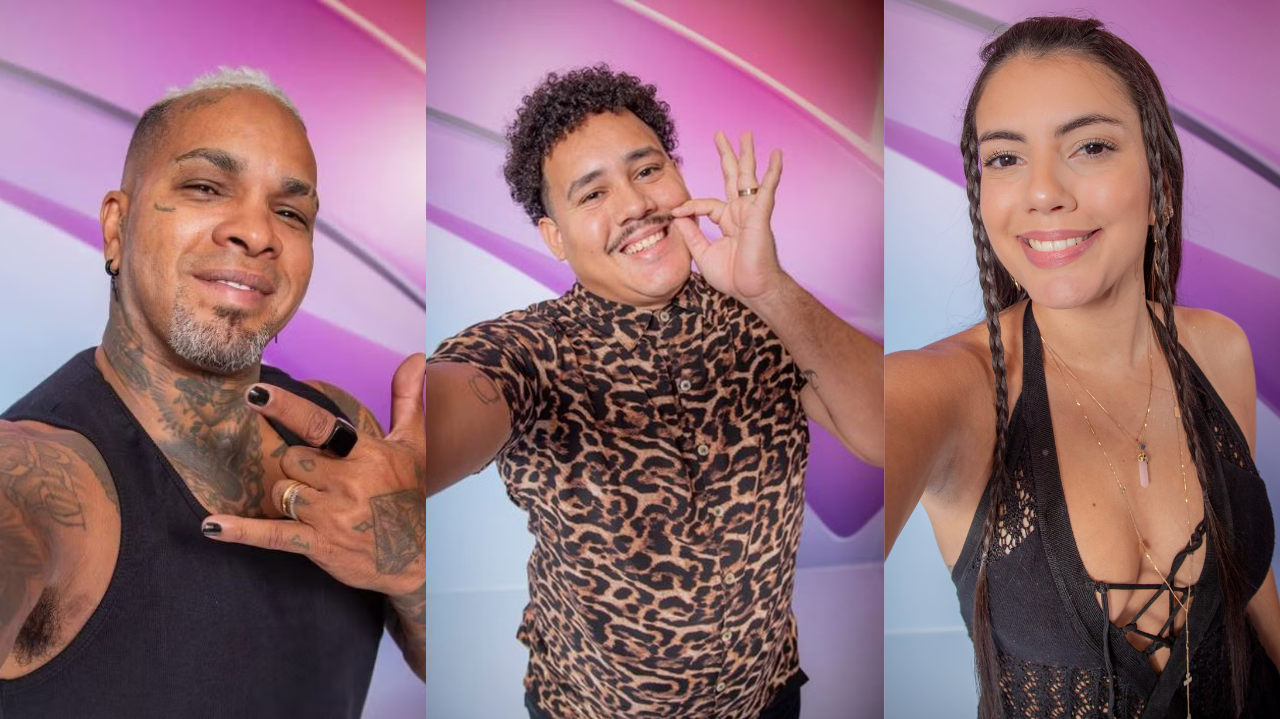 BBB24: Rodriguinho, Lucas e Fernanda estão no paredão