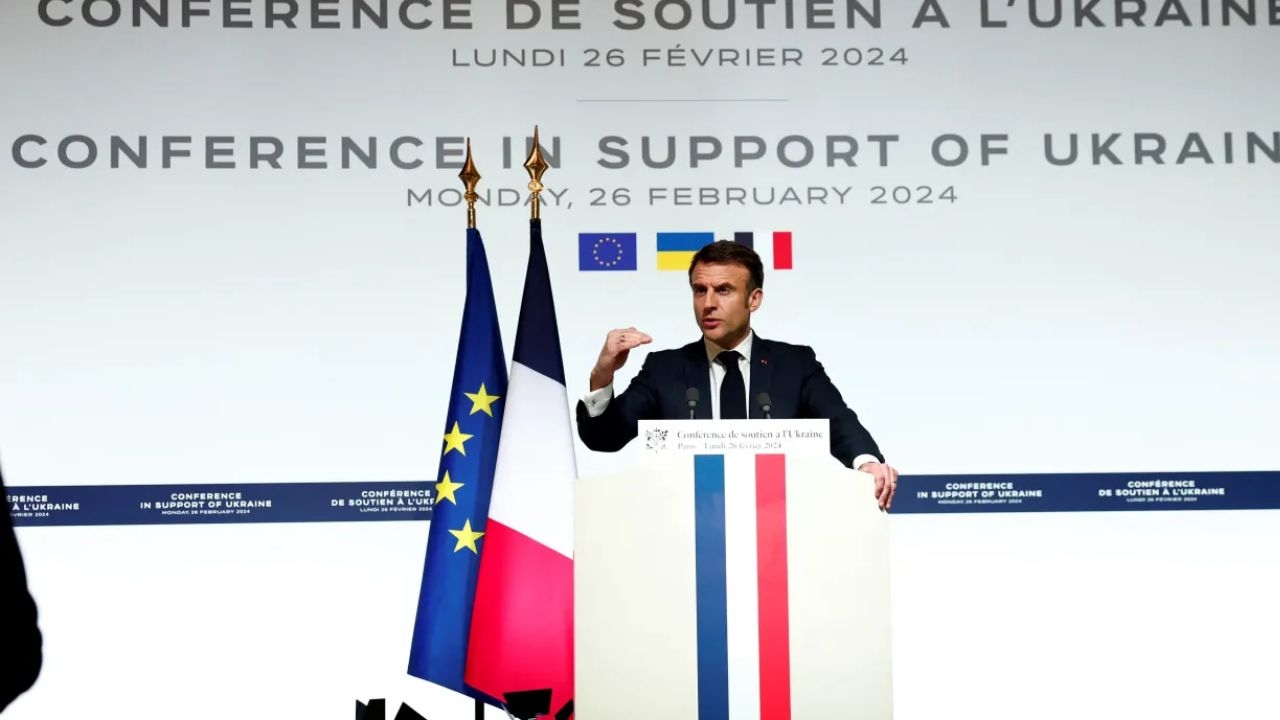 Macron sugere envio de tropas ocidentais para ajudar a Ucrânia