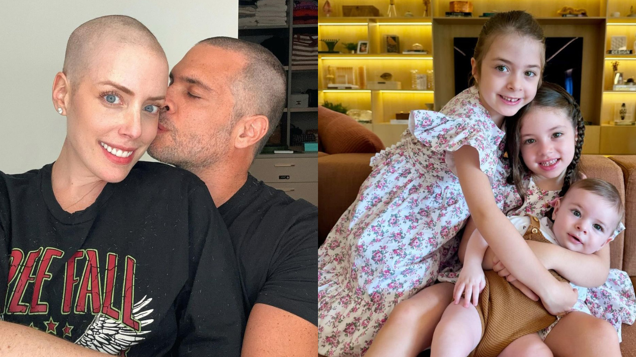 Fabiana Justus, que está em tratamento de leucemia, faz declaração para os filhos