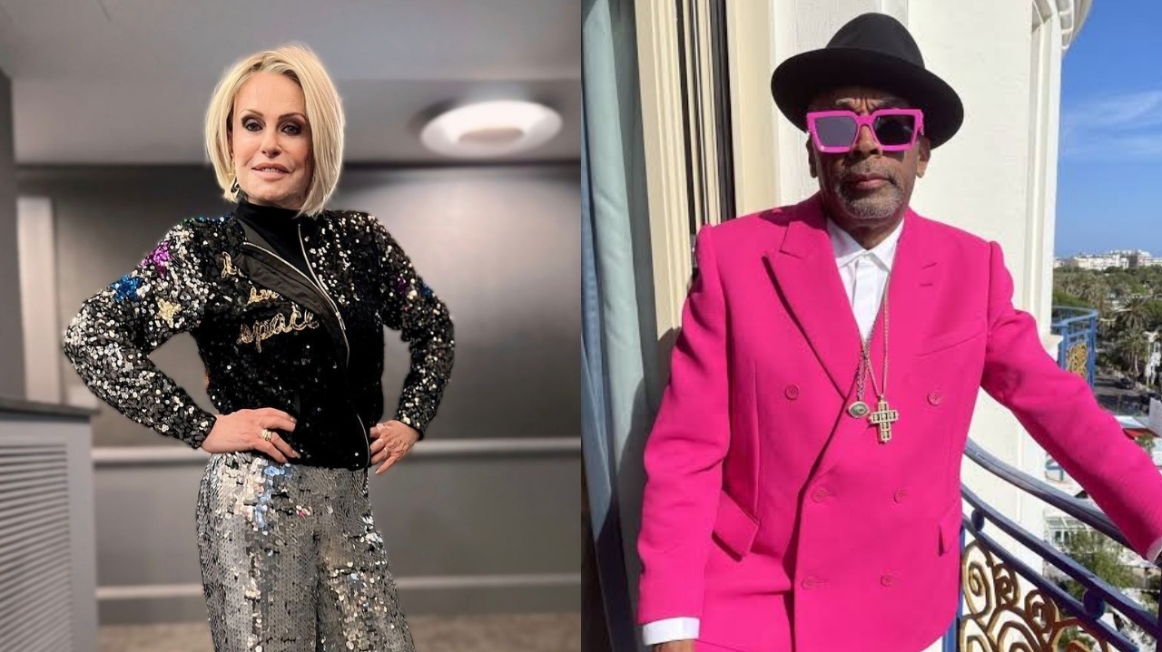 De férias em Nova York, Ana Maria Braga encontra cineasta Spike Lee