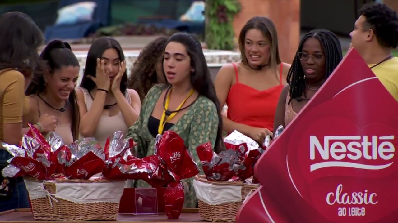 BBB24: ação leva magia da Páscoa e emoção aos confinados
