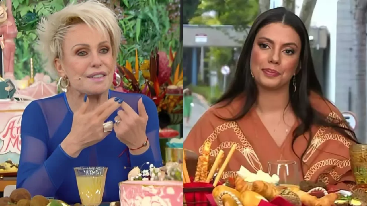 Climão entre Ana Maria Braga e Fernanda ao vivo no Mais Você