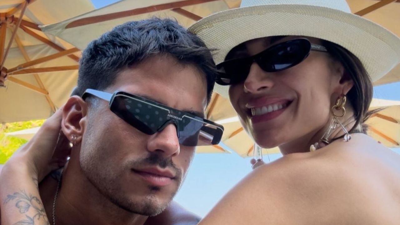 Bianca Andrade curte dia de praia ao lado do namorado, o modelo Luca Daffré