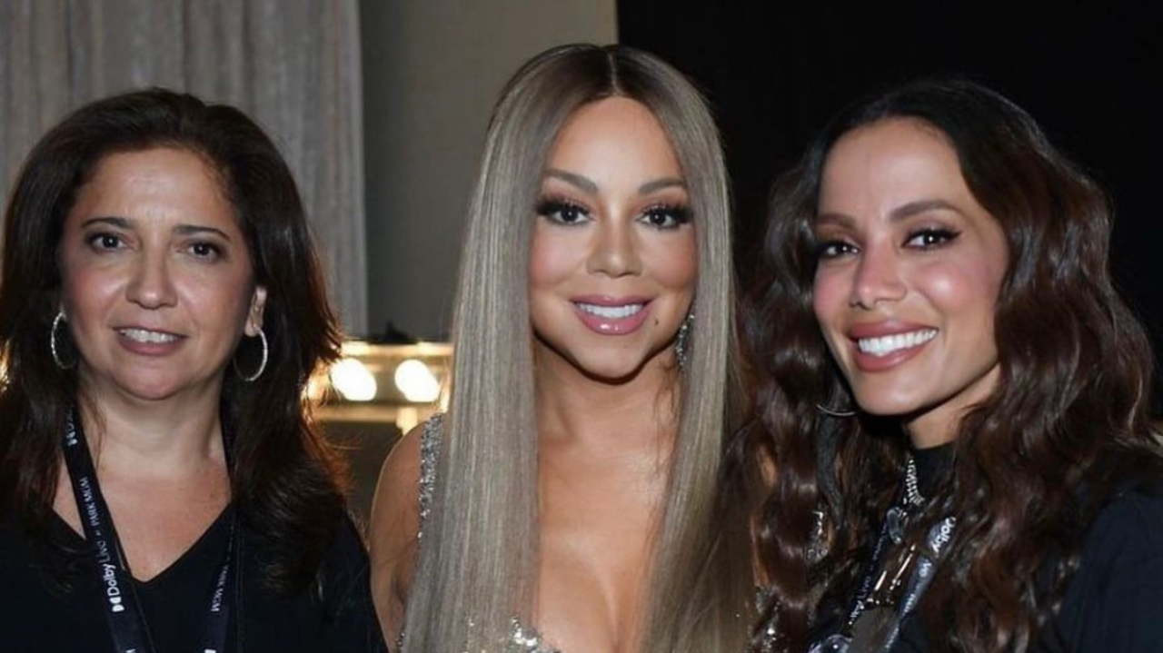 Mariah Carey compartilha foto com Anitta e se declara: “Te amo”