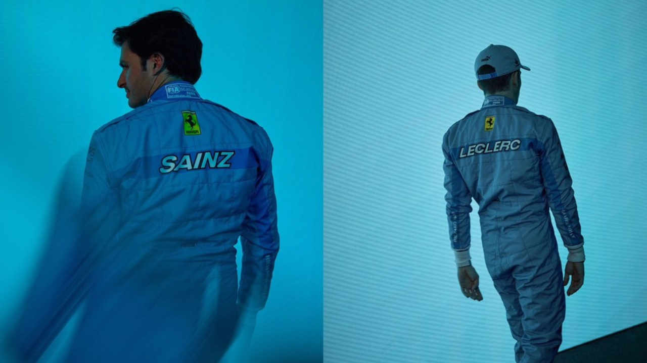 Ferrari inova com macacões azuis para o  circuito de Miami