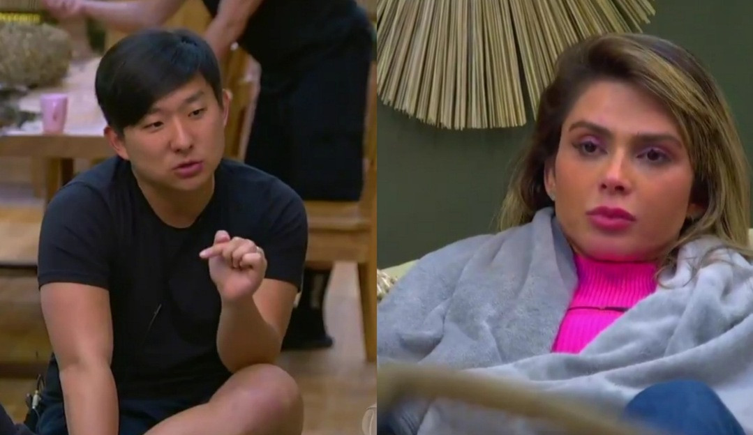 Pyong Lee perde a paciência com Nadja em Ilha Record