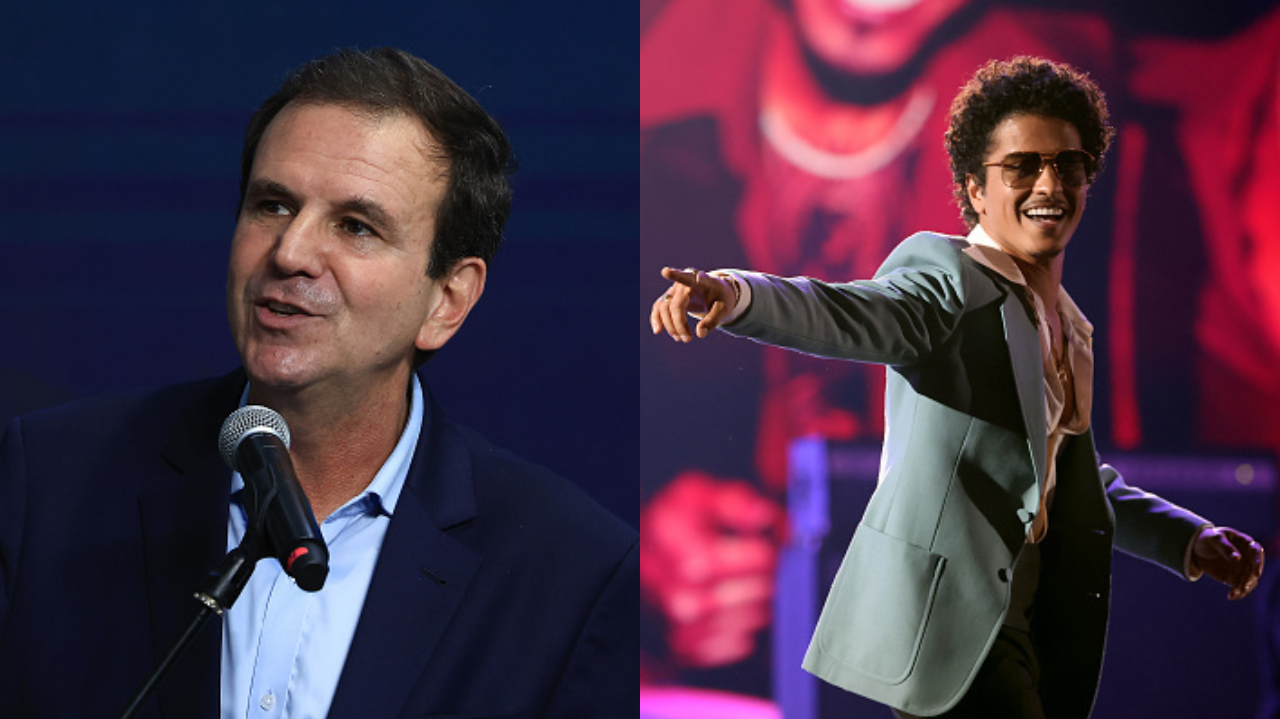 Eduardo Paes anuncia que não autorizou show de Bruno Mars no Rio de Janeiro