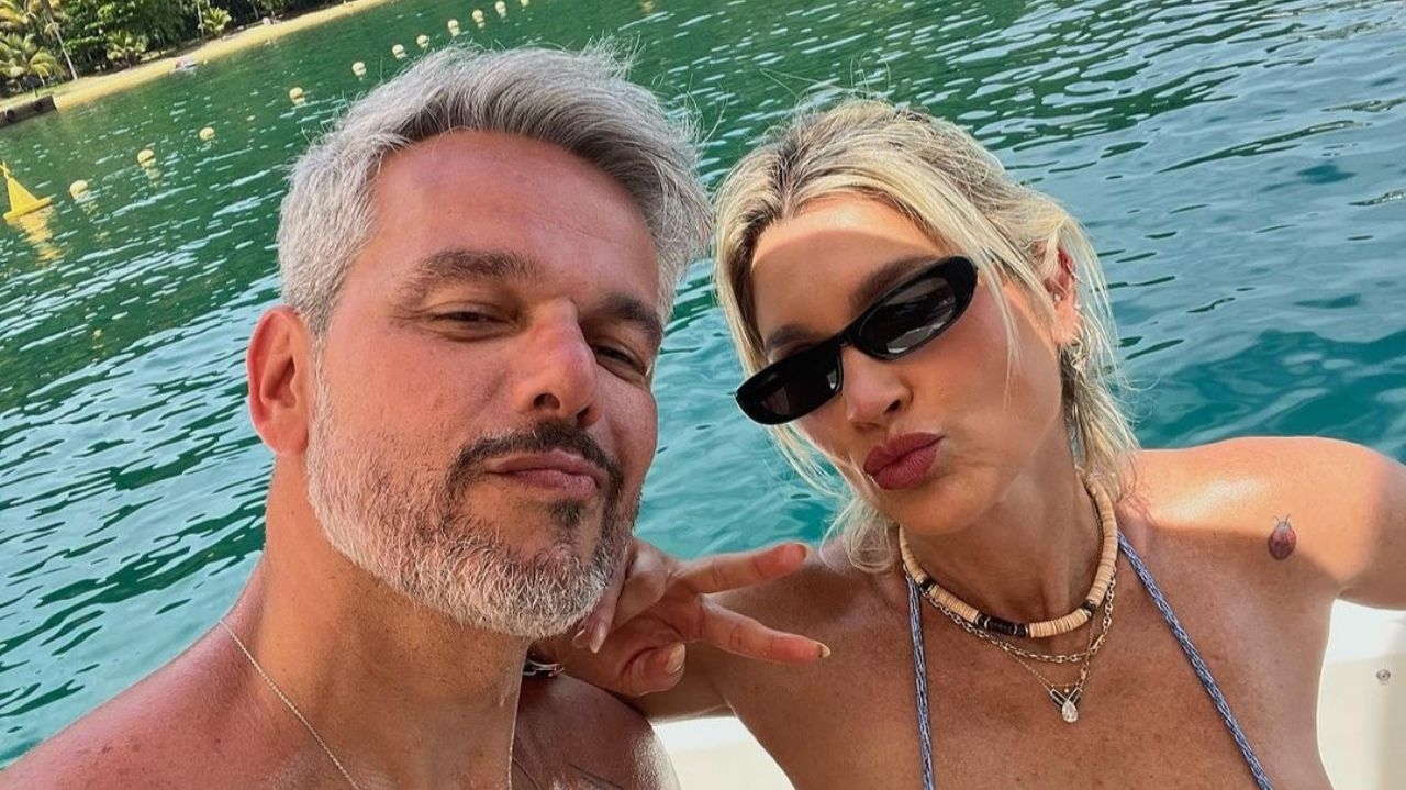 Flávia Alessandra celebra aniversário de Otaviano Costa: “Amor da minha vida”