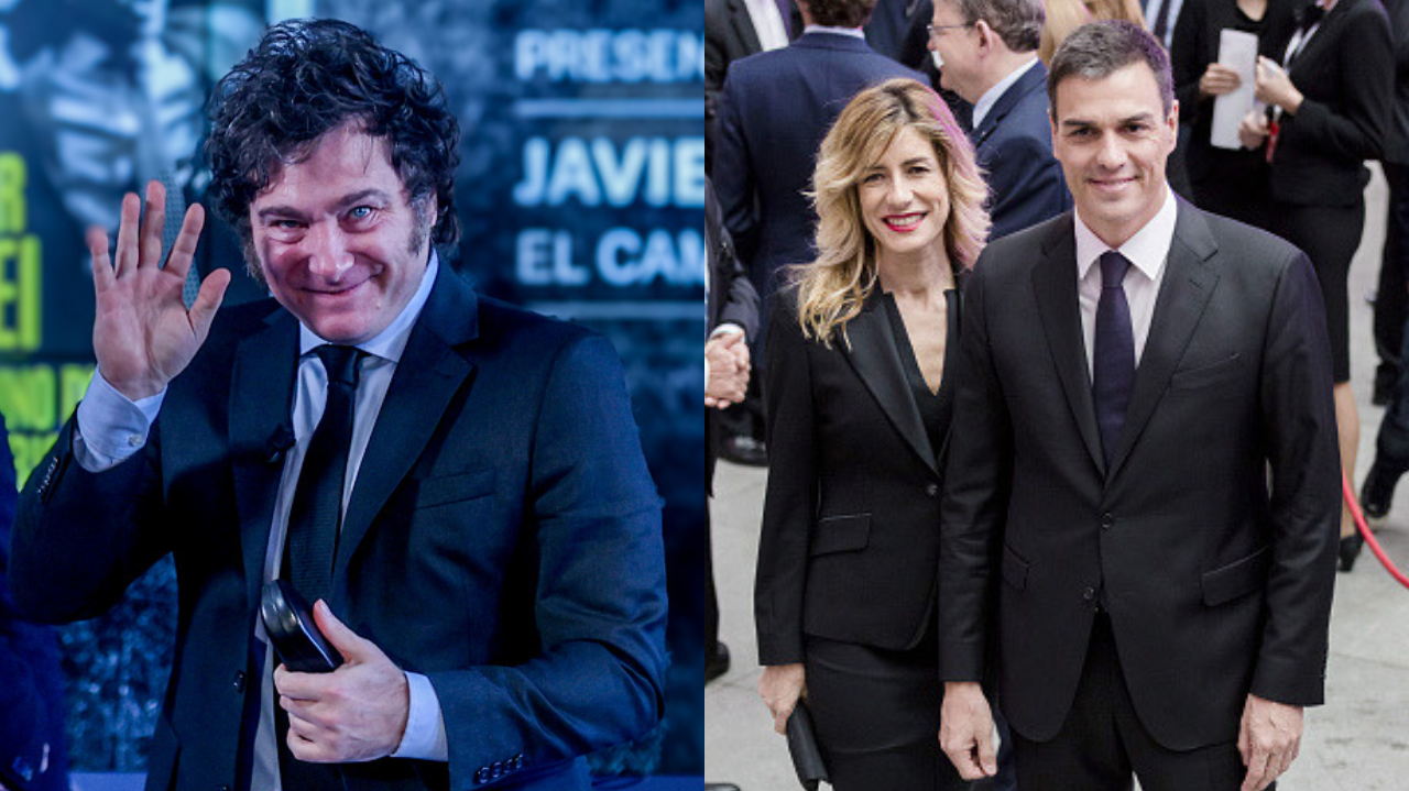 Fala de Milei sobre a esposa de Pedro Sanchez causa repercussão negativa na União Europeia