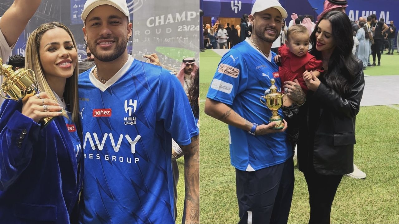 Neymar reúne ex-namoradas em jogo do Al-Hilal