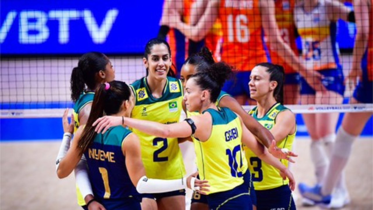 Liga das Nações: Brasil supera Holanda e garante vitória