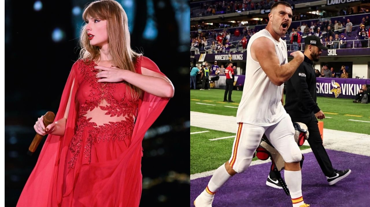 Travis Kelce revela em podcast como se apaixonou por Taylor Swift
