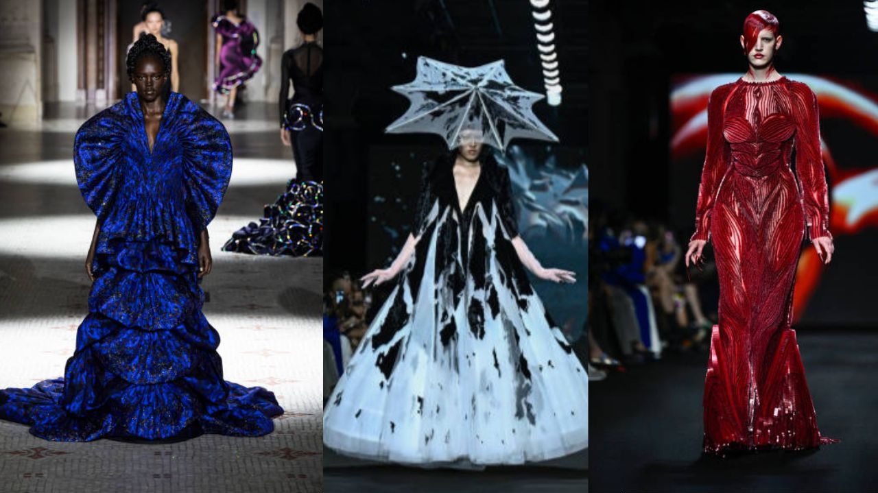 Semana de moda de alta-costura revela tendências futuristas e clássicas