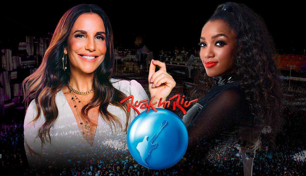 Ivete Sangalo e Iza serão atrações do Palco Mundo no Rock In Rio 2022