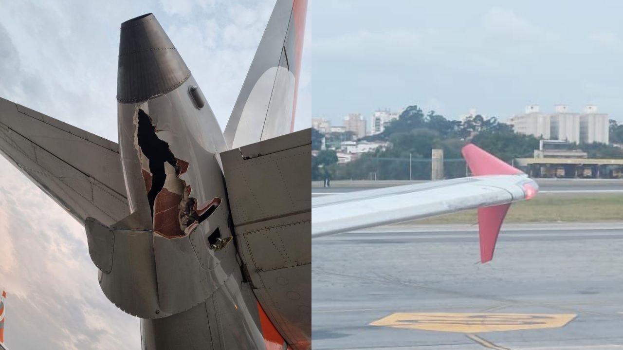 Aviões colidem no pátio do Aeroporto de Congonhas