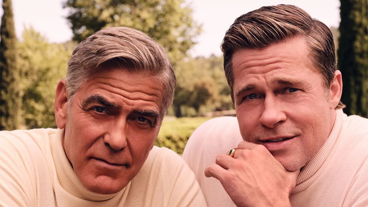 Brad Pitt e George Clooney refletem sobre atuar menos em filmes