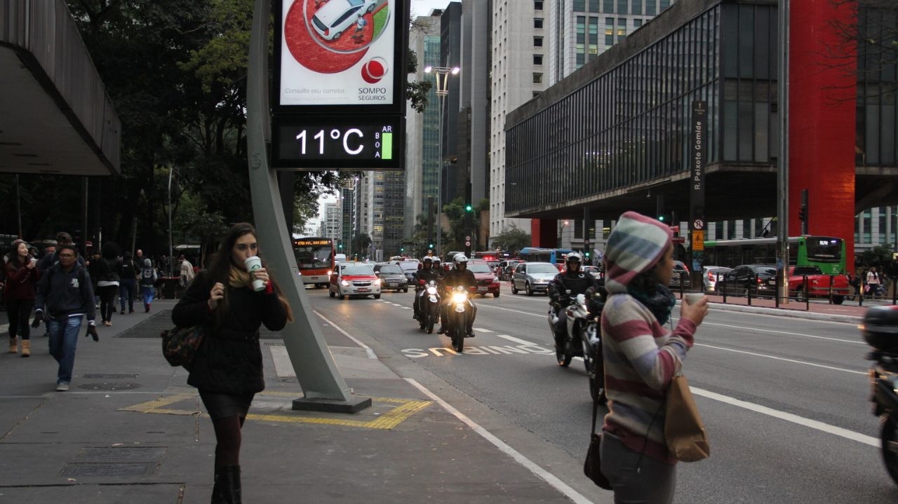 São Paulo atinge uma das menores temperaturas da história da cidade