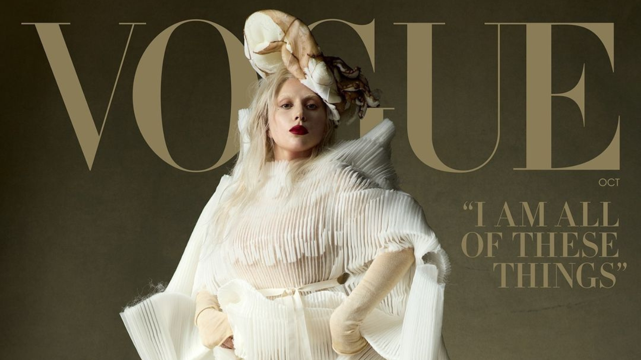 Lady Gaga na capa da Vogue e sua aparição com acessório inusitado no Festival de Cinema de Veneza