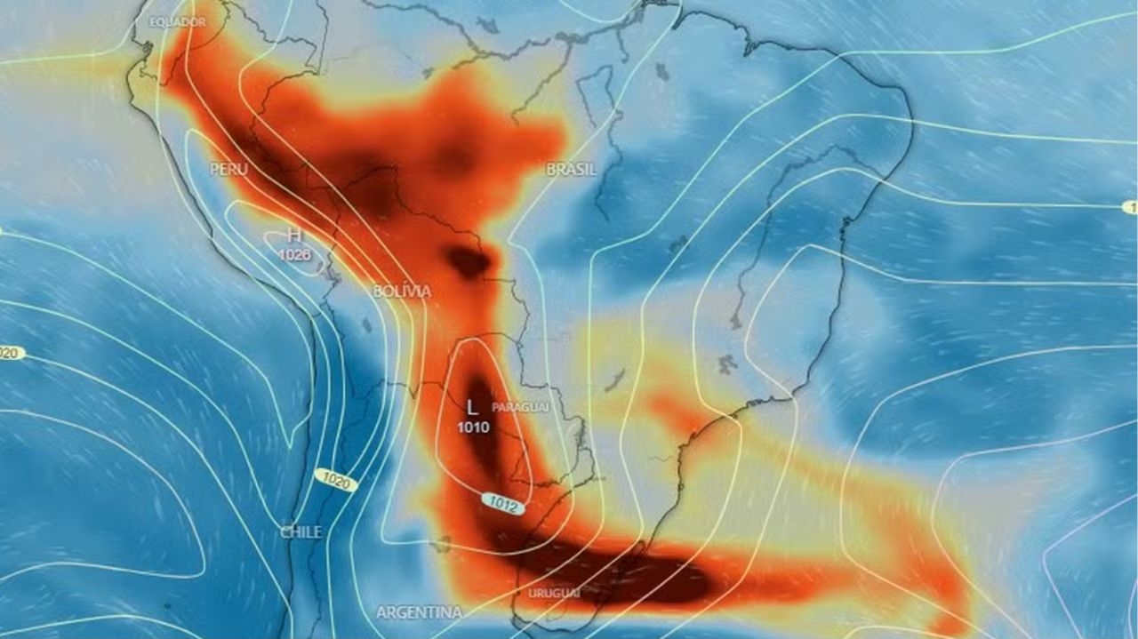 Fumaça de incêndio cobre o Brasil e pode chegar a países vizinhos