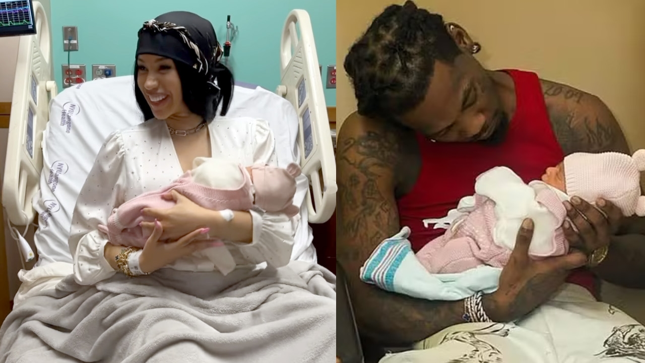 Nasce filha de Cardi B e Offset após separação