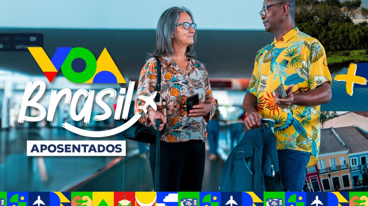 Voa Brasil beneficia aposentados em todo o país com passagens aéreas por valores menores