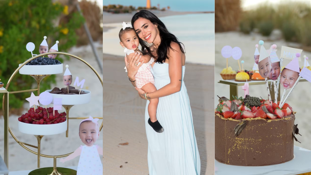 Bruna Biancardi divulga registros do primeiro aniversário de Mavie