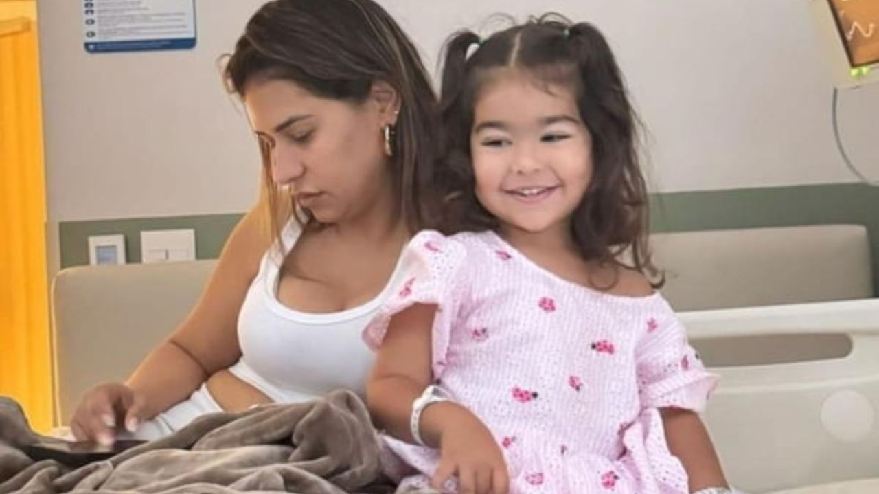 Simone Mendes diz que filha caçula já está em casa
