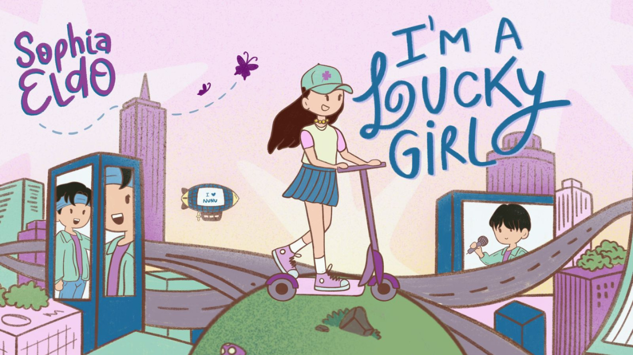 Sophia Eldo lança música autoral “I’m a Lucky Girl” com clipe animado