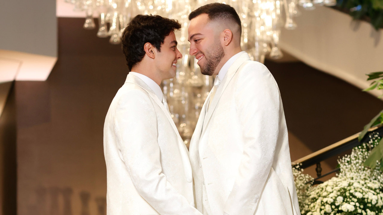 Lucas Rangel e Lucas Bley se casam em cerimônia emocionante