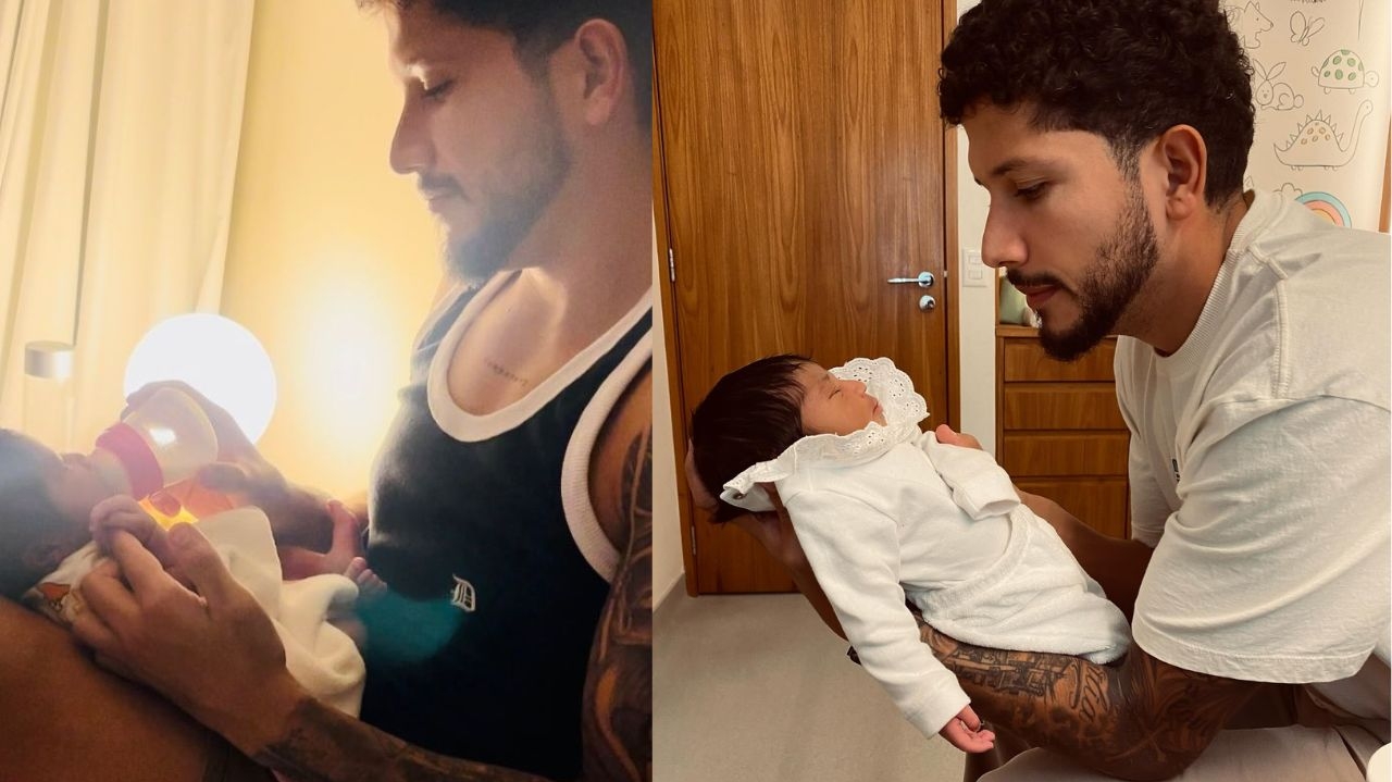 Yuri Lima encanta seus seguidores ao compartilhar fotos com a filha, Nala