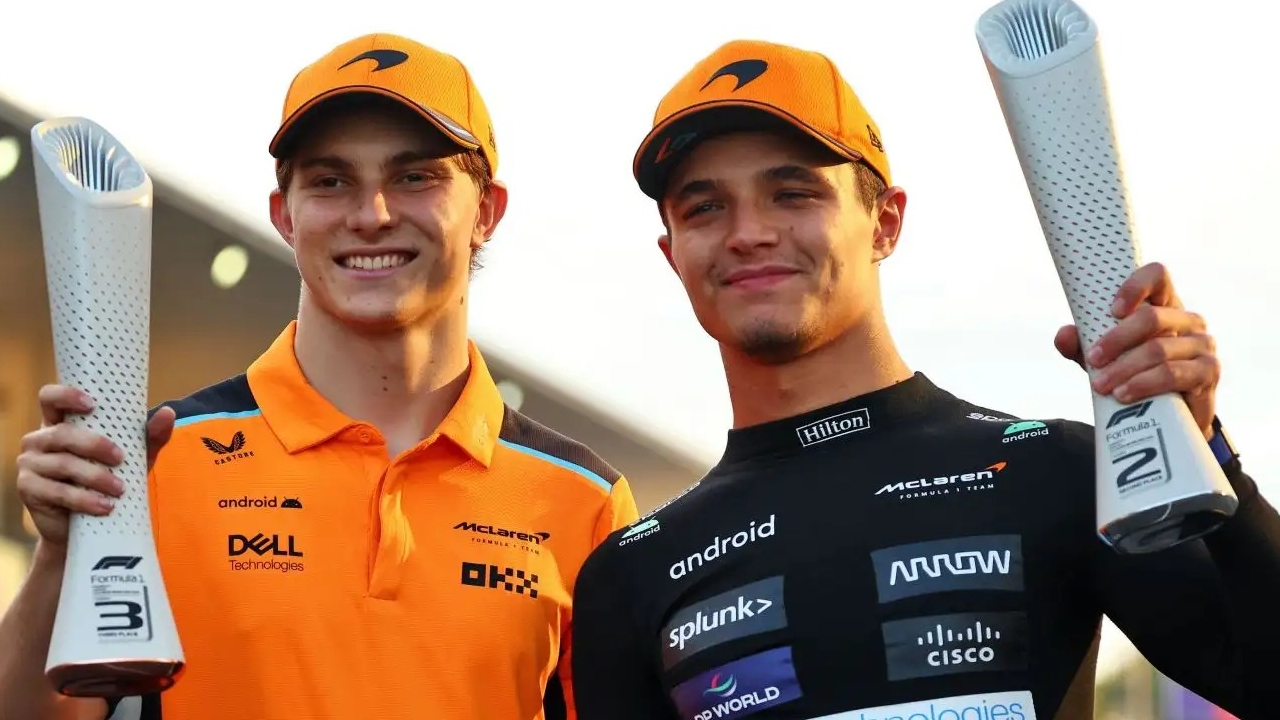 Lando Norris cede posição para Piastri no sprint antes de GP do Catar