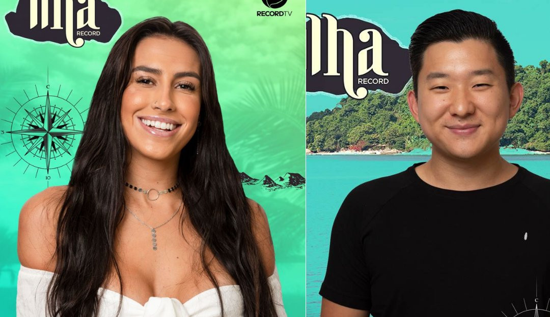 Ilha Record: Após vencerem prova de equilíbrio, Any Borges e Pyong Lee estão na final do reality