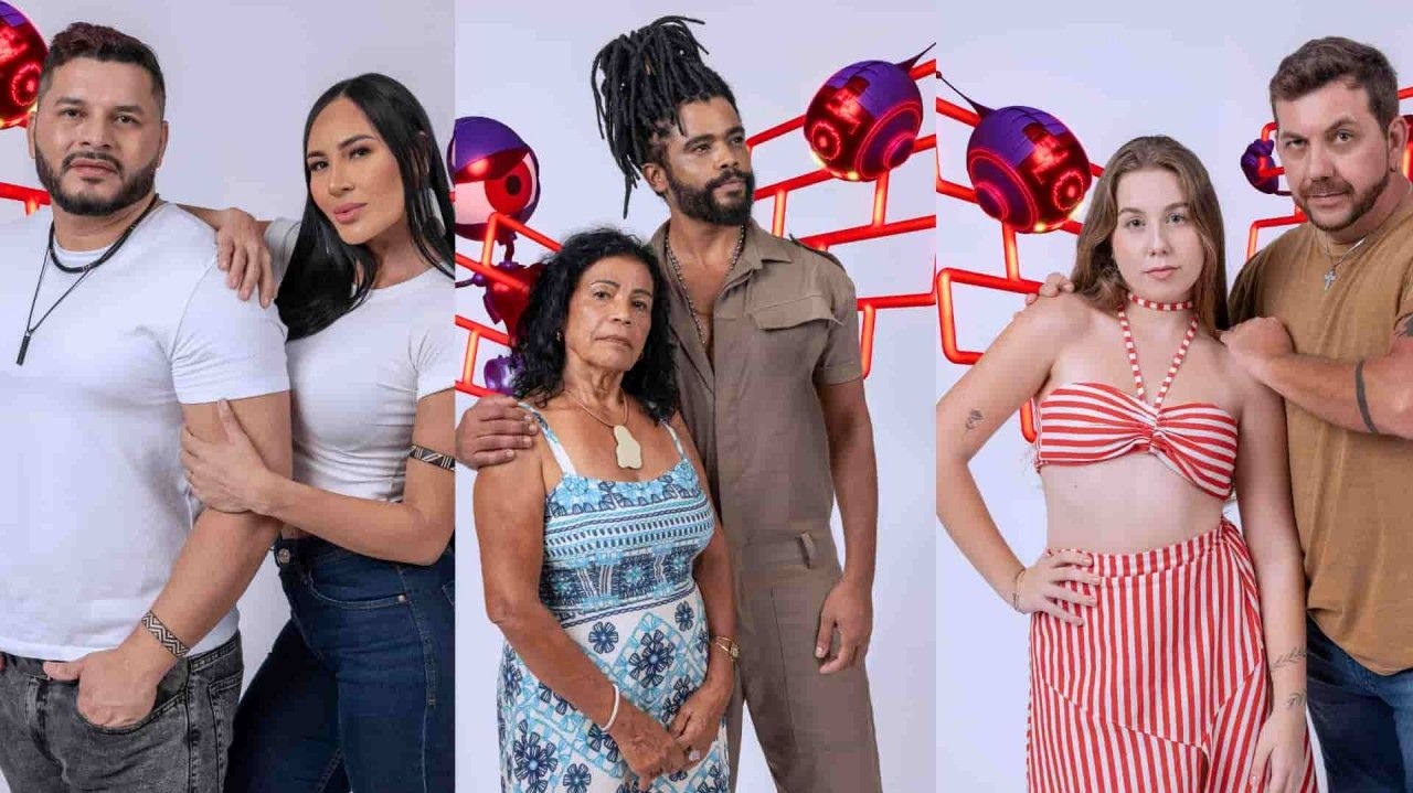 BBB 25: Arleane e Marcelo, Diogo e Vilma, e Edilberto e Raissa formam o primeiro paredão da temporada