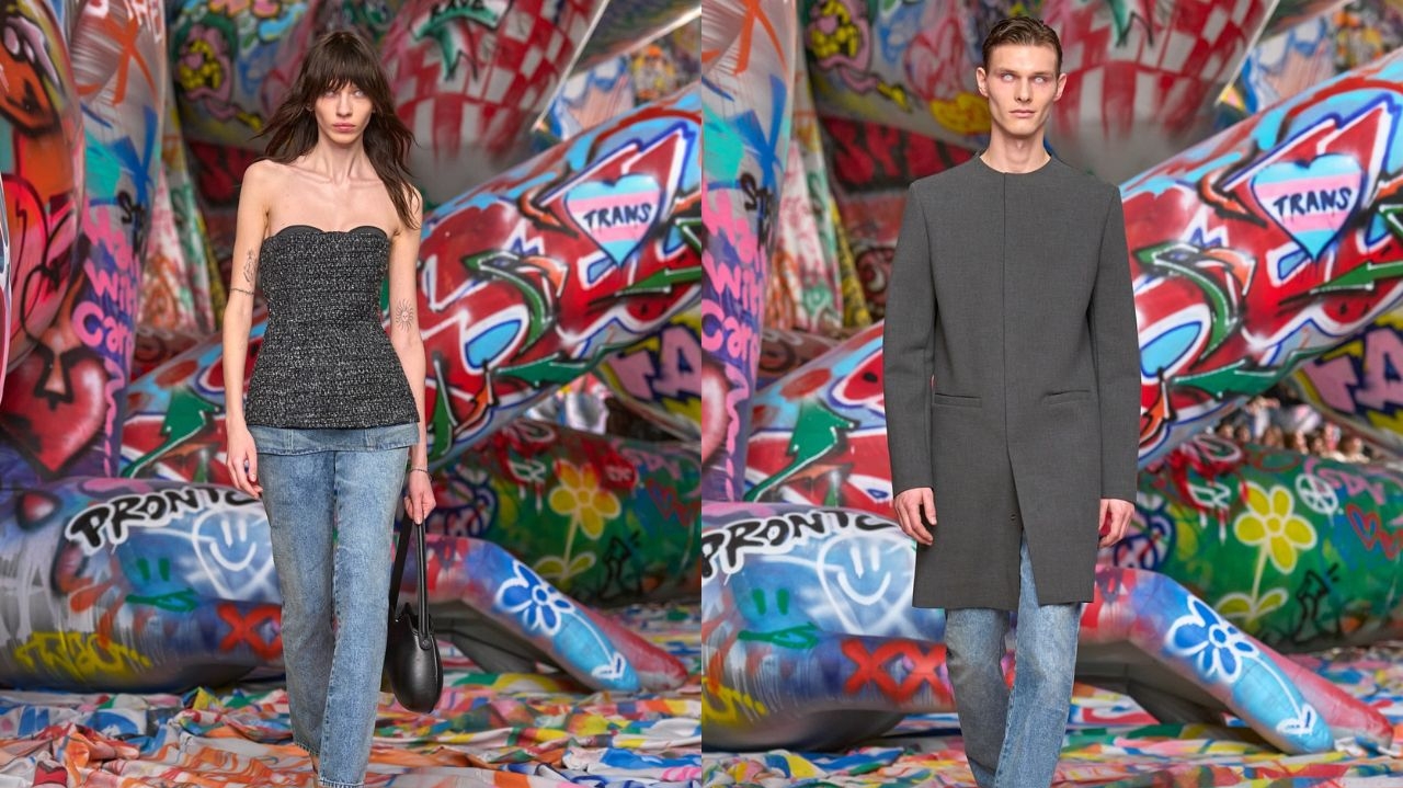 Diesel: marca traz o retorno do skinny e da cintura baixa em desfile