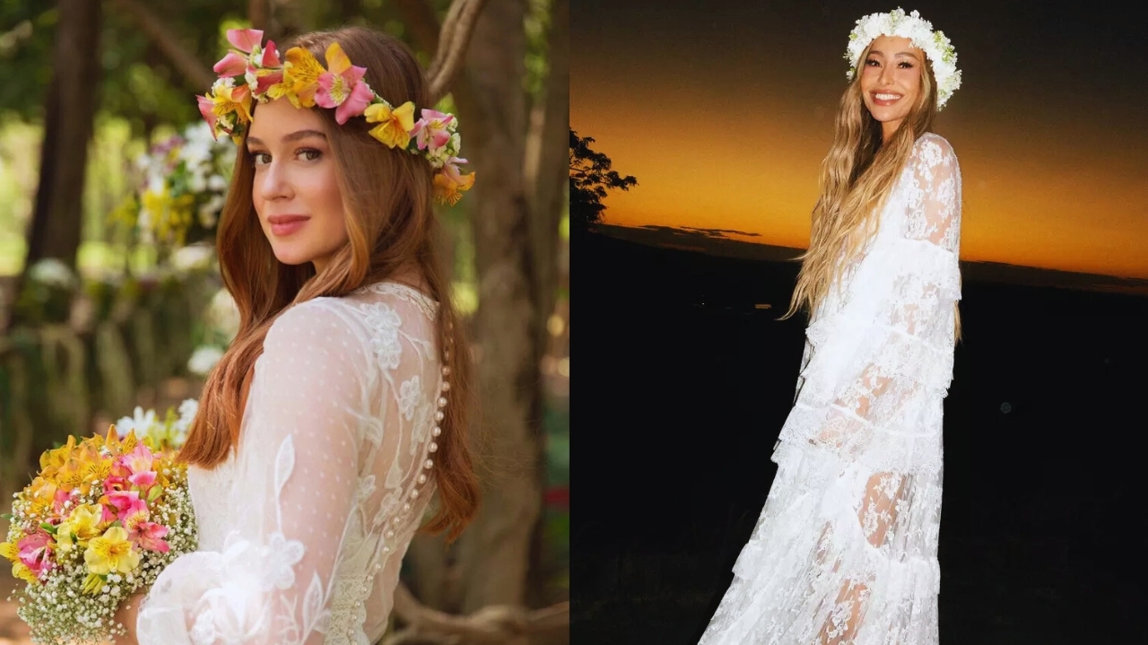 Vestido de noiva boho: tendência que conquista famosas e fashionistas