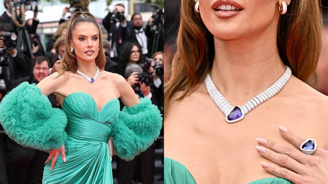 Alessandra Ambrosio brilha no Festival de Cannes com joias sofisticadas