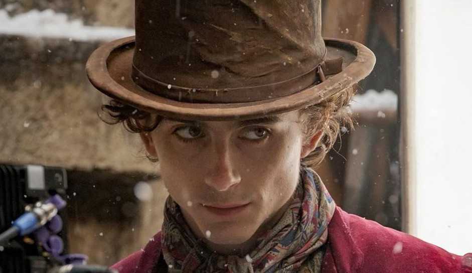 Timothée Chalamet revela primeira imagem como Willy Wonka