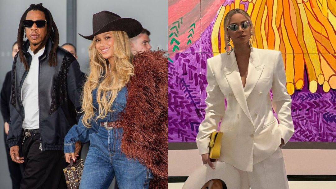 Bey e Jay-Z em passagem à Paris para turnê e Semana de Moda |  Foto/reprodução: / Edward Berthelot/Getty Images Embed/Instagram/@beyonce