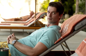 Patrick Schwarzenegger in White Lotus Season 3.