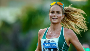 Grávida de 7 meses, top model e maratonista amadora Babi Beluco encara a Maratona do Rio em edição histórica com maioria feminina