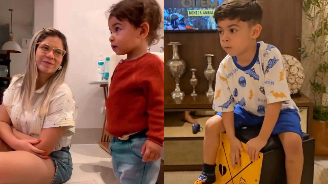 Marília Mendonça e Leo Mendonça Huff | Reprodução/X/@MomentoMarilia e @Choquei